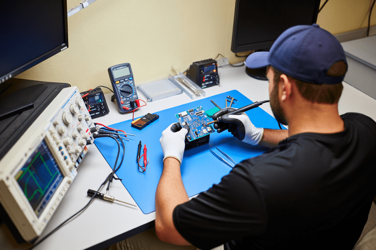 Процесс ремонта техники Futurmat в futurmat-servis